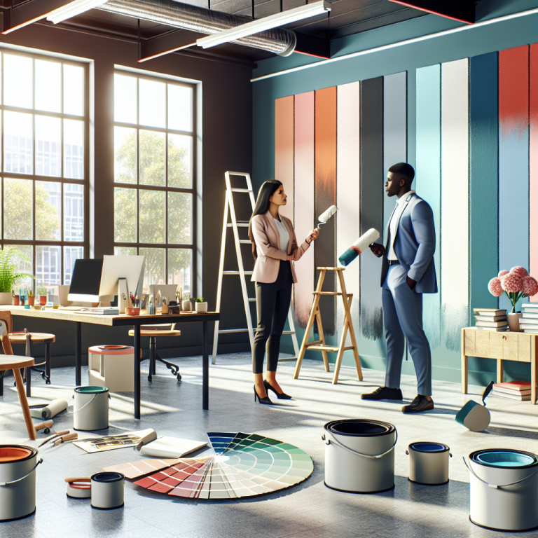 Peinture intérieure professionnelle à Bouguenais, Vertou et Saint-Herblain : quelles solutions durables pour vos bureaux ?